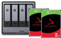 UGREEN NASync DXP4800 Plus + Seagate IronWolf 2TB Duo Pack