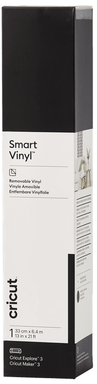 Cricut Smart Vinyl Removable 33x640 Black