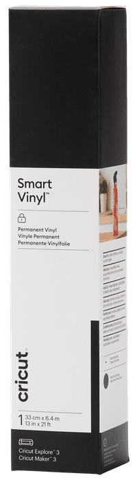 Cricut Smart Vinyl Permanent 33x640 Schwarz