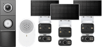 TP-Link Tapo C645D Solar Kit 3-Pack + D235 Smart Battery & Wired Doorbell