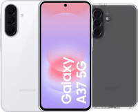 Samsung Galaxy A57 256GB Weiß 5G + BlueBuilt Backcover Transparent