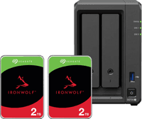 Synology DS725+ + Seagate Ironwolf 2 TB Doppelpack