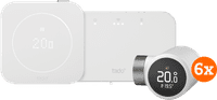 tado Kabelloses Smart-Thermostat X Multiroom Starterset 2. Generation (6 Thermostatköpfe)