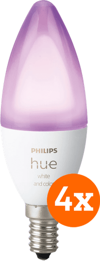 Philips Hue White & Color E14 4er-Pack