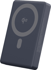 BlueBuilt Wireless Powerbank mit MagSafe und Qi2 10.000 mAh mit Schnellladefunktion Grau
