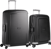 Kofferset Samsonite S'cure Spinner 75 + 55 cm Black