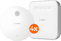 Bosch Kabelloser Rauchmelder 4er-Pack + Bosch Smart Home Controller