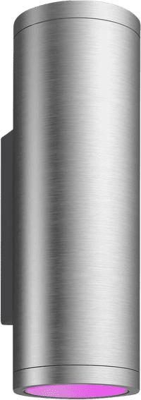 Philips Hue Appear Wall Lamp White and Color - Stainless Steel