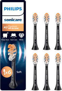 Philips Sonicare Premium All-in-one Schwarz (6 Stück)