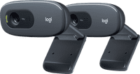Logitech C270 HD-Webcam Doppelpack