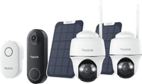 Reolink Argus B430 Doppelpack + Solar Panel + D340W + Chime