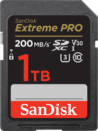 SanDisk SDXC Extreme Pro 1TB 140 MB/s