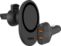 Otterbox Handyhalterung Auto mit MagSafe Magnet + BlueBuilt Autoladegerät Quick Charge