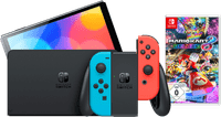 Nintendo Switch OLED Blau/Rot + Mario Kart 8 Deluxe