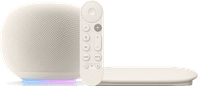 Google Home Lautsprecher Creme + Google TV Streamer 4K