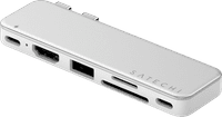 Satechi USB-C Snap Hub Silber