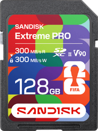 SANDISK SDXC Extreme PRO FIFA World Cup 2026 Edition 128GB 300 MB/s