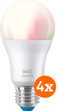 WiZ Smart-Lampe 4er-Pack - Weiß- und Farblicht - E27
