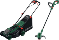 Bosch Rotak 18V2-38 (ohne Akku) + Bosch Easygrasscut 18 (ohne Akku)