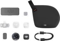 DJI Mic Mini 2 Single Mobiler Empfänger + Ladecase (für DJI Mic und Mic Mini Series)