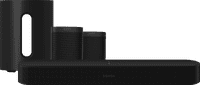 Sonos Beam Gen2 + 2x One + Sub Mini Schwarz