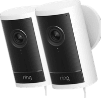 Ring Outdoor Camera Pro Stecker Weiß Doppelpack