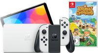 Nintendo Switch OLED Weiß + Animal Crossing New Horizons