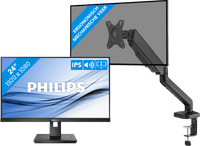 Philips 242B1G/00 + BlueBuilt Monitorhalterung Mechanische Feder für 1 Monitor