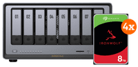 UGREEN NASync DXP8800 Plus + Seagate IronWolf 4TB 8-pack