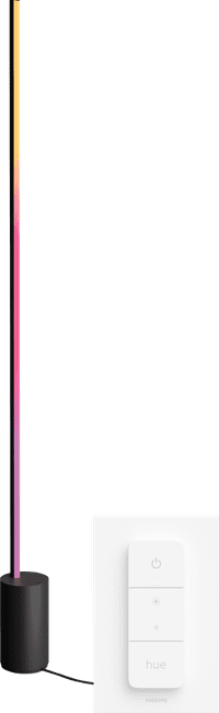 Philips Hue Gradient Signe White and Color Floor Lamp Black + Dimmer