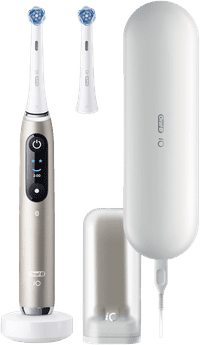 Oral-B iO 9 Gold with white brush head