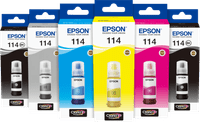 Epson 114 Ink Bottle 6 Colors Bundle