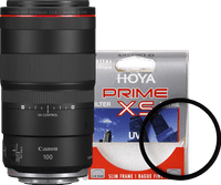 Canon RF 100mm f/2.8L Macro IS USM + Hoya UV Filter