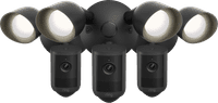Ring Floodlight Kamera 2. Generation Schwarz 3er-Pack