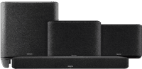 Denon Home Soundbar 550 + Denon Home 250 Duo Pack Black + Denon Home Subwoofer