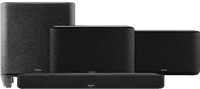 Denon Home Soundbar 550 + Denon Home 350 Doppelpack Schwarz + Denon Home Subwoofer