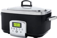 GreenPan Elite Slowcooker Schwarz 6 Liter