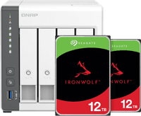 QNAP TS-433-4G + Seagate Ironwolf 12 TB Doppelpack