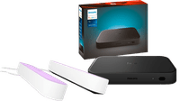 Philips Hue Play Lightbar White & Color Weiß Doppelpack + HDMI Sync Box 8K