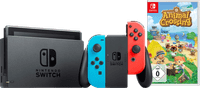 Nintendo Switch Red/Blue + Animal Crossing: New Horizons