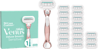 Gillette Venus Deluxe Smooth Sensitive + 19 Ersatzklingen