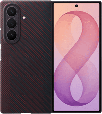 Samsung Galaxy Z Fold8 Ultra Carbon Backcover mit Magnet Rot