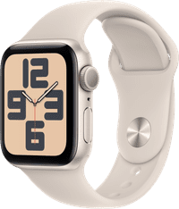 Apple Watch SE (2022) 40mm Starlight Aluminum Sport Band S/M