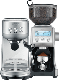 Sage the Bambino Stainless Steel + Kaffeemühle