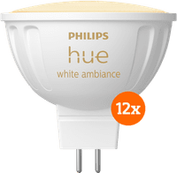 Philips Hue Spot White Ambiance MR16 12-pack