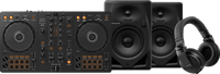 Pioneer DJ DDJ-FLX4 + Pioneer DJ HDJ-X5 Black + Pioneer DJ DM-50D Black