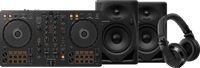 Pioneer DJ DDJ-FLX4 + Pioneer DJ HDJ-X7 Black + Pioneer DJ DM-50D-BT Black