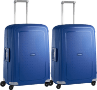 Samsonite S'Cure Spinner 69 cm Doppelpack Dark Blue