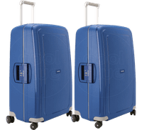 Samsonite S'Cure Spinner 75 cm Doppelpack Dark Blue