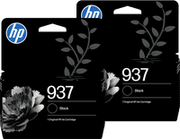 HP 937 Patrone Schwarz Doppelpack